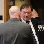 Rex Heuermann appearing in Suffolk County Supreme Court during his Gilgo Beach trial.