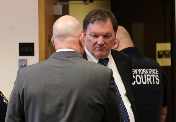 Rex Heuermann appearing in Suffolk County Supreme Court during his Gilgo Beach trial.